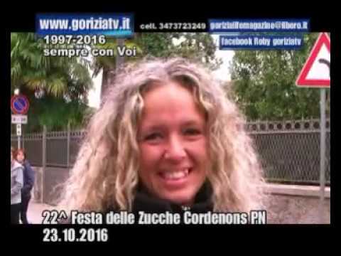 22 Festa delle Zucche a Cordenons PN 23 10 2016 1 parte goriziatv news copyright