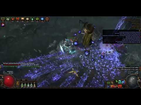 PoE 3.19 Uber Eater of Worlds (Hubris) 311m DPS Doryani Lightning Strike Champ