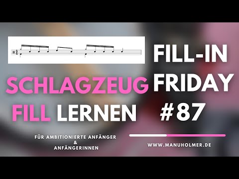 Fill-In Friday 87: Und wieder rockt ein neues Drum Fill! 😎 [Schlagzeug lernen]