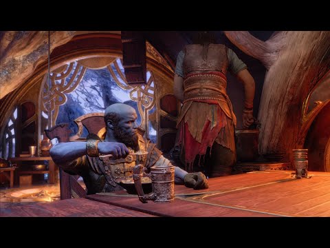 This scene foreshadows that Brok doesn't trust Tyr - God of War Ragnarok