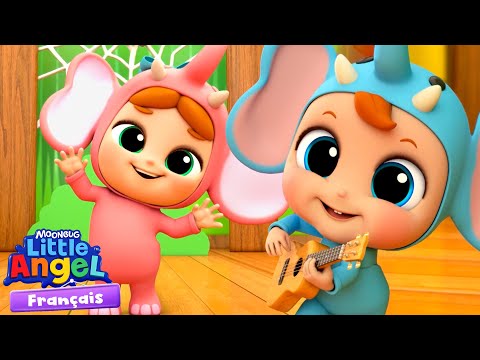 Un Éléphant qui se Balançait | @LittleAngelFrancais ​| Comptines | Vidéos Pour Enfants