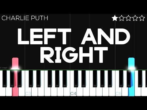 Charlie Puth - Left And Right (feat. Jung Kook of BTS) | EASY Piano Tutorial