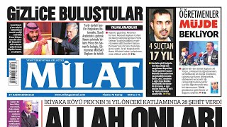 Milat Gazetesi Oku Milat Gazetesi Manşetleri