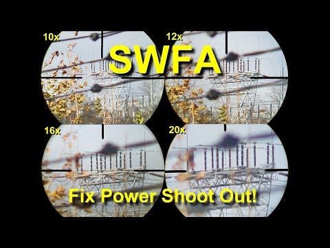 SWFA Fixed Power Shootout 10x, 12x, 16x, 20x - First Person POV - C_Does