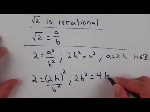 Proof: Square Root of 2 is Irrational