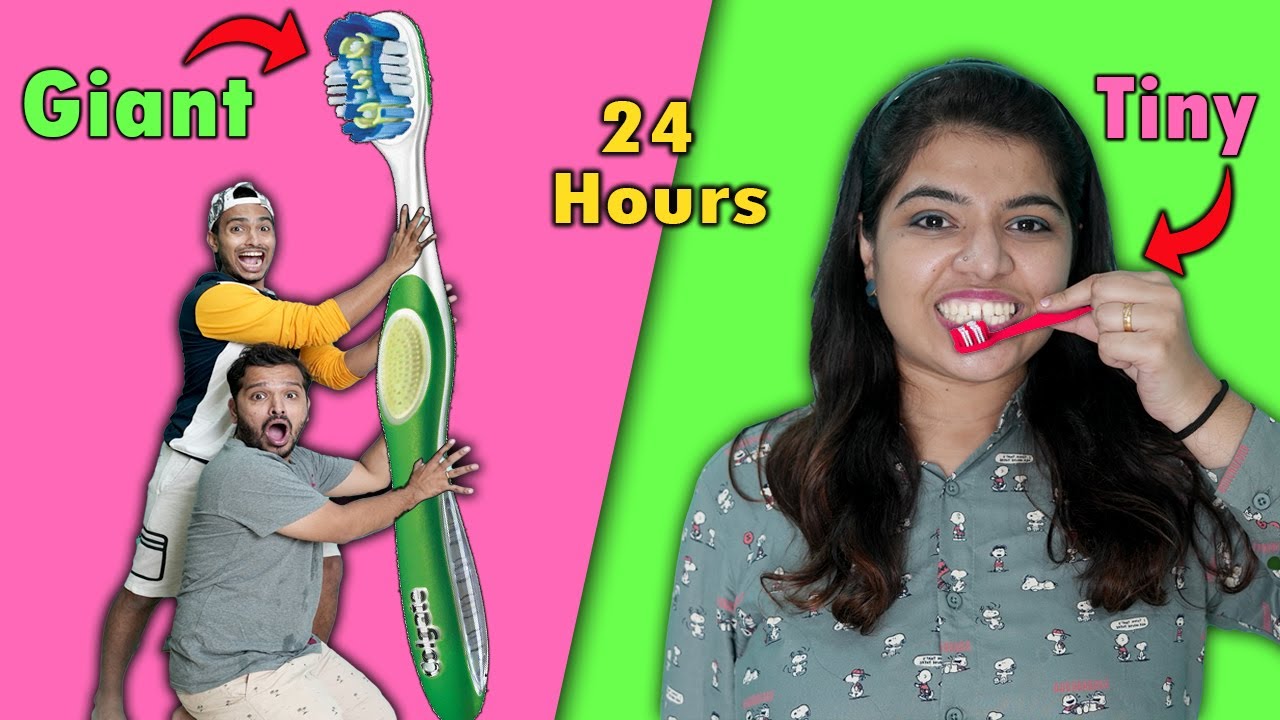 Tiny Vs Giant For 24 Hours Challenge I Funny Hungry Birds Challenge