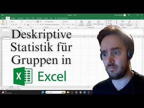 Deskriptive Statistik nach Gruppen in Excel