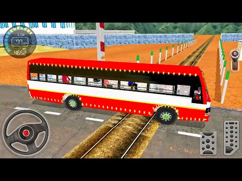 Indian Hill Coach Bus Driving Simulator - Offroad Mobile Bus Drive - Best Android GamePlay #2