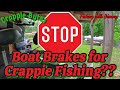 Boat brakes for crappie fishing? Yep!  #crappiefishing2024  #livescope #septembercrappiefishing