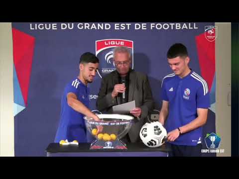 Coupe du Grand Est U17, tirage du 2ème  tour, 16/11/2022