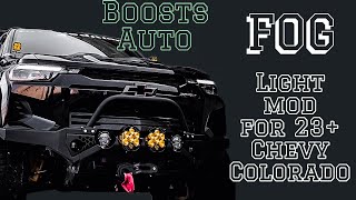 FOG light mod for the 23+ Colorado @boostautoparts  #automobile #chevytrucks #chevy