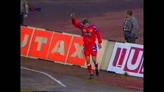 FC Boby Brno-SK Slavia Praha 1:2 1994/1995 1 poločas 34 770 diváků FC Boby Brno-SK Slavia Praha 1:2 1994/1995 1 poločas 34 770 diváků