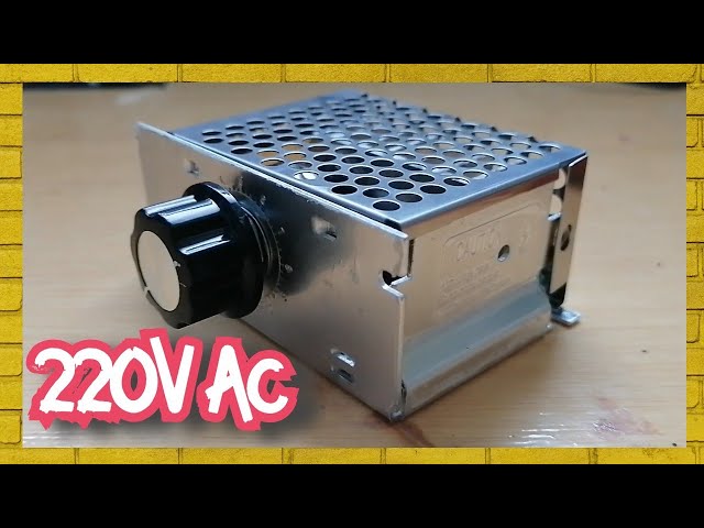Vídeo relacionado con Regulador de Voltaje 220V Binghe AC 220V 4000W Regulador de Voltaje Electrónico SCR de Alta Potencia, Regulador de termostato de Alta Potencia Apto para electrodomésticos