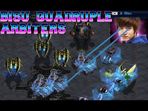 Starcraft BISU QUADRUPLE ARBITERS vs MONG SC Remastered Broodwar Tournament