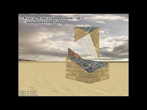 Rayca - most advanced raycasting engine (voxel models, multilevel maps, polygons)