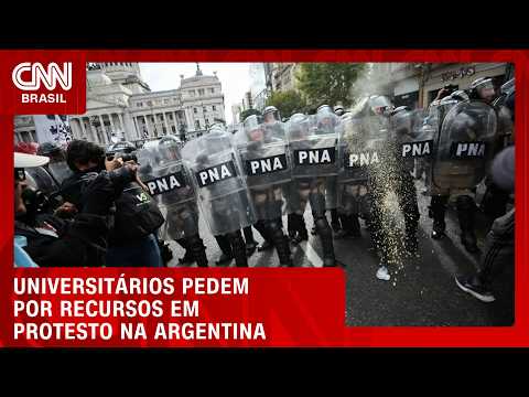 Universitários pedem por recursos em protesto na Argentina | CNN 360°