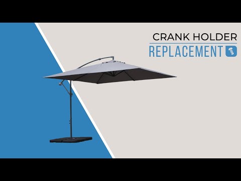 How do I replace the parasol CRANK on my ST JEAN DE LUZ parasol?