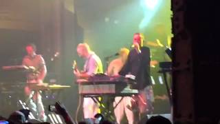 Hot Chip performing Dancing In The Dark