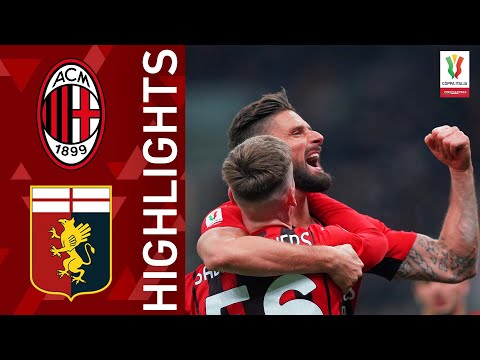Milan 3-1 Genoa | Il Milan conquista i quarti ai supplementari | Coppa Italia Frecciarossa 2021/22