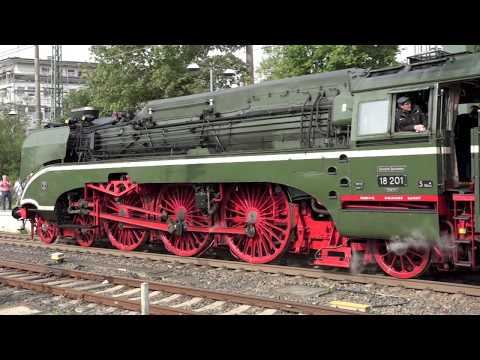 18 201 mit 90 Jahre Rheingold im Juni 2018