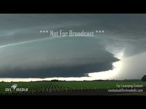 Graceville MN - Severe Thunderstorm Dropping Golf Ball Size Hail - July 19th, 2019