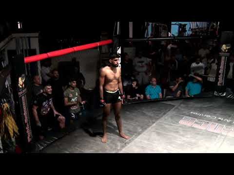 SUBMISSION FROM STRIKES - Risk Fight League 5   Street vs Pav Singh Sahota