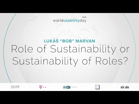 World Usability Day 2016: Lukáš "BoB” Marvan