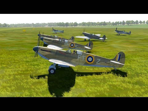 IL2 Cliffs Of Dover Blitz - Spitfire Formation!