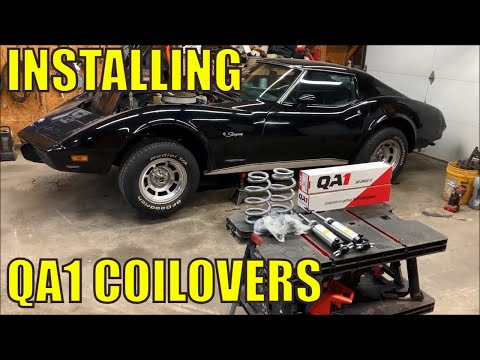 The BEST way to Install QA1 Single Adjustable Coilovers on your C3 Corvette