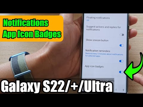 Galaxy S22/S22+/Ultra: How to Enable/Disable Notifications App Icon Badges