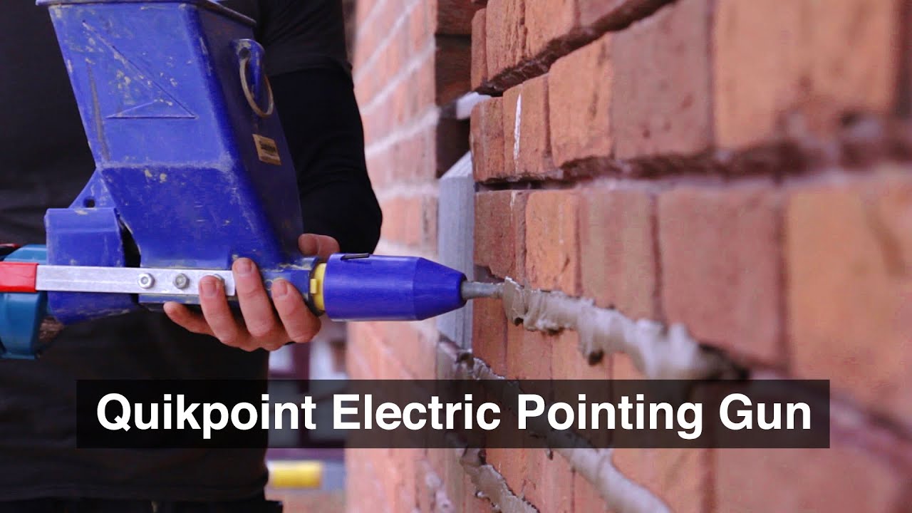 Watch video Quikpoint Electric Mortar Pointing Gun Now Quikpoint Electric Mortar Pointing Gun