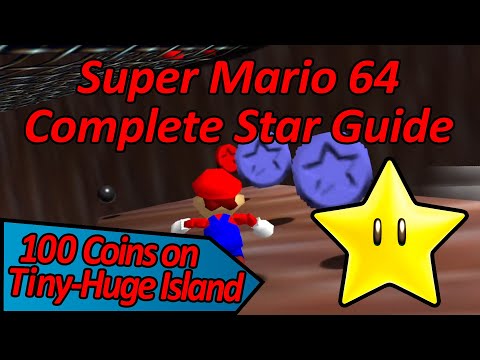 100 Coins on Tiny Huge Island - Super Mario 64 Complete Star Guide