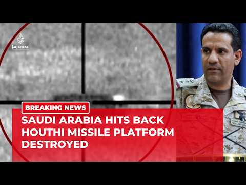 Saudi-led coalition claims destruction of ballistic missile platform used in Riyadh attack