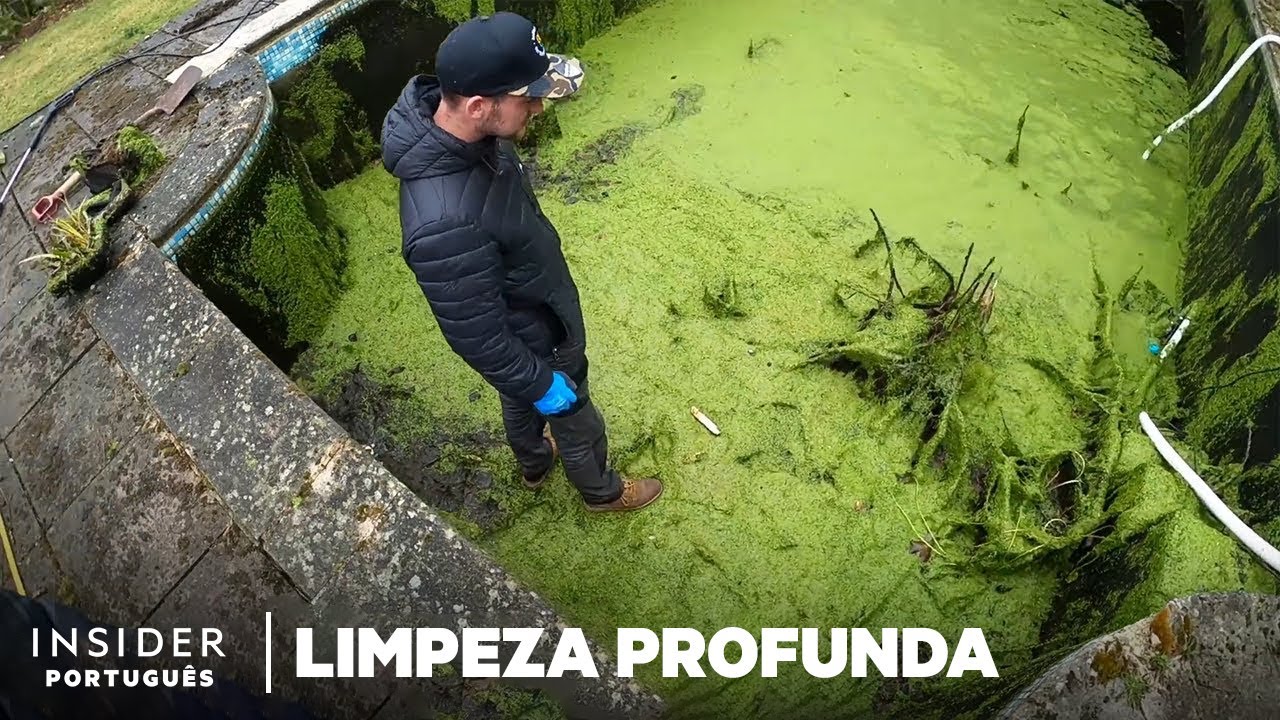 Limpeza Profissional De Fundos De Piscinas | Limpeza Profunda | Insider Português