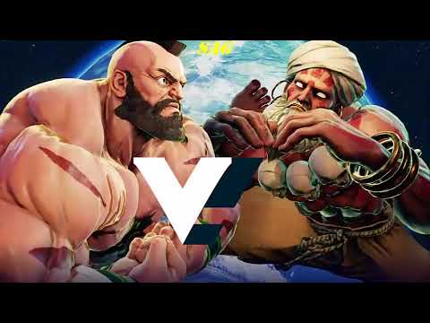 STREET FIGHTER V - ZANGIEF VS DHALSIM GAMEPLAY LEGENDA PTBR (PS4) SEM COMENTARIOS - SERGIO GAMER