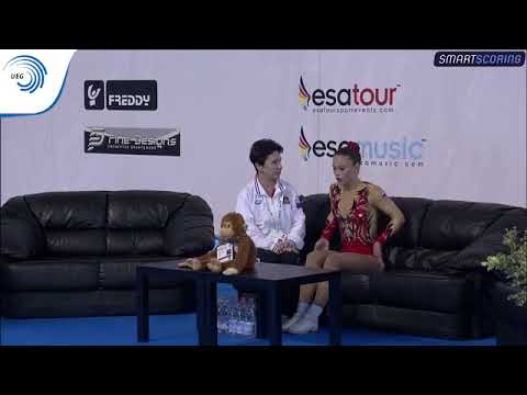 Ekaterina Gridina (RUS) - 2017 Aerobics European bronze medallist, junior individual women