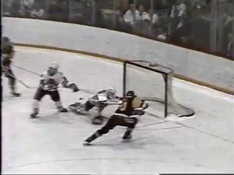 February 28, 1988 - Penguins at Blackhawks - Dan Quinn Hat Trick (1st Goal Only)