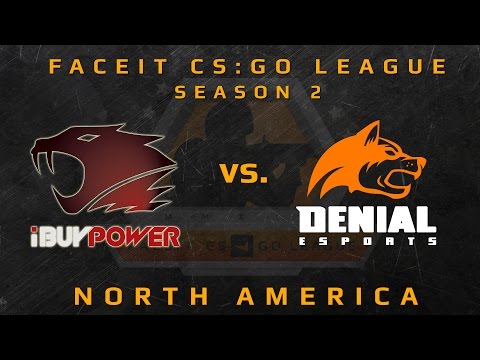iBUYPOWER vs DENIAL - de_dust 2 WEEK 6 (FACEIT CS:GO League Season 2)  PART 1