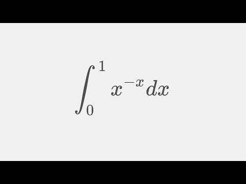 Integrating the boi of your Putnam dreams ( Sophomore's dream: Integral x^-x from 0 to 1 ) Video