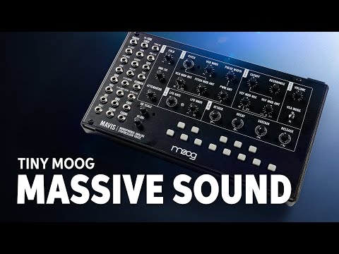 Moog Mavis Semi-modular Analog Synthesizer Kit Demo — Daniel Fisher