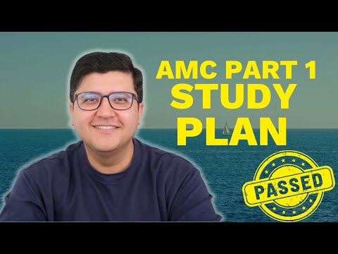 AMC Part 1: The Ultimate 3-Month Study Plan (Pass on First Attempt!)