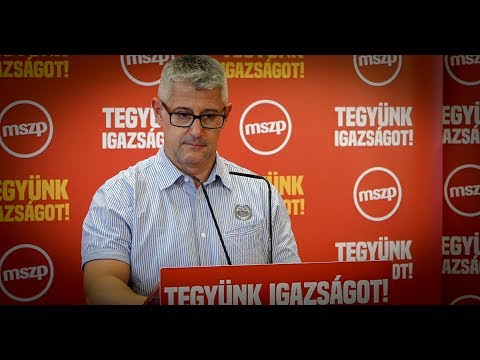 Hivatalosan is kezdetét vette Botka László és az MSZP 2018-as kampánya