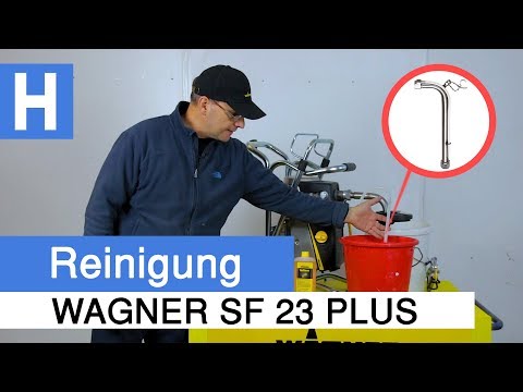 WAGNER SF 23 PLUS SAUBER MACHEN - Lebensdauer vom Airless Spritzgerät verlängern