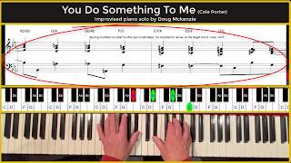 You Do Something To Me (Cole Porter) - jazz piano tutorial