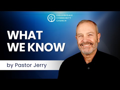 What We Know | Jerry Arnold