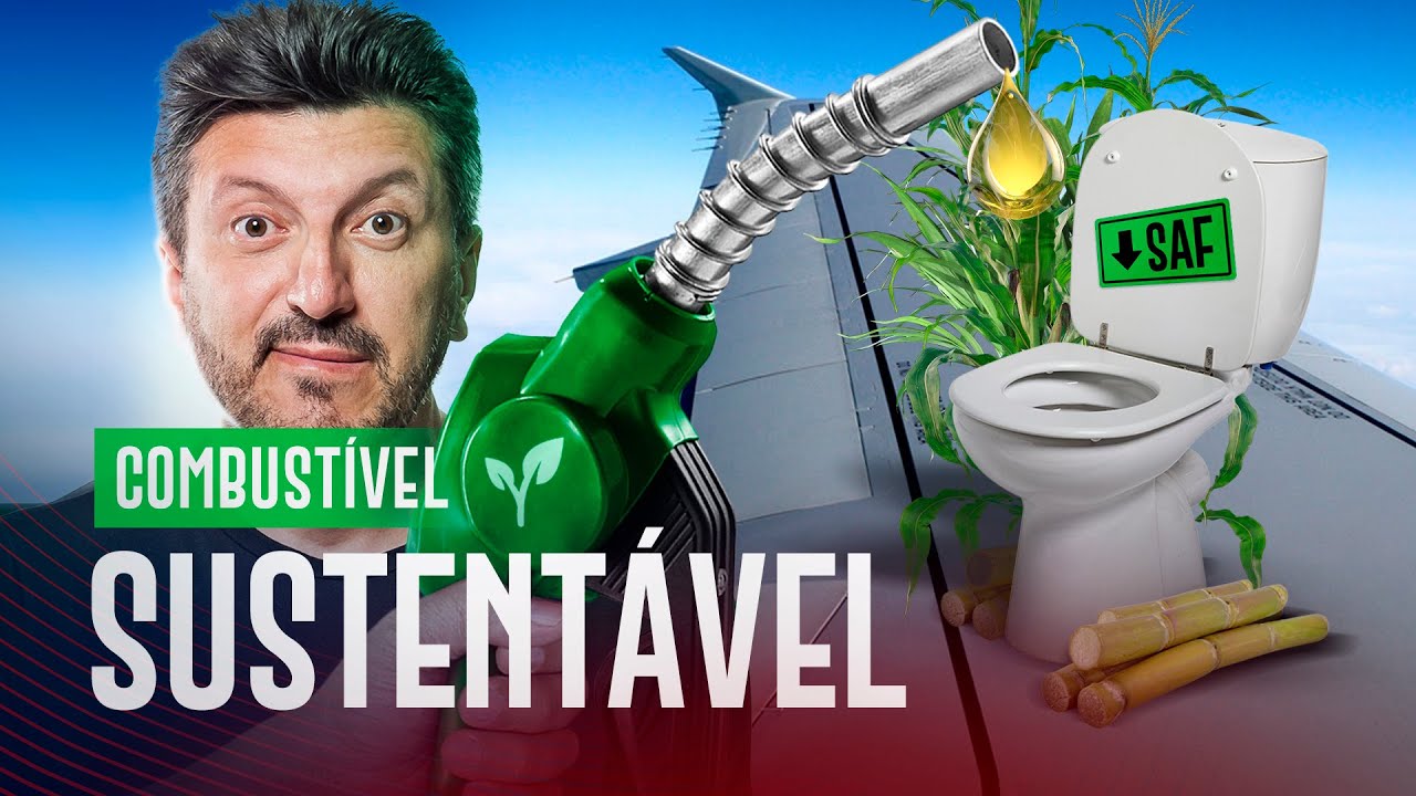 ÓLEO DE COZINHA como combustível no avião | EP. 1216