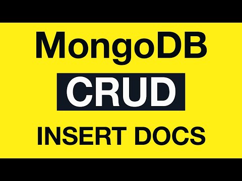 MongoDB CRUD Operations 08 Insert Document with different Value Types