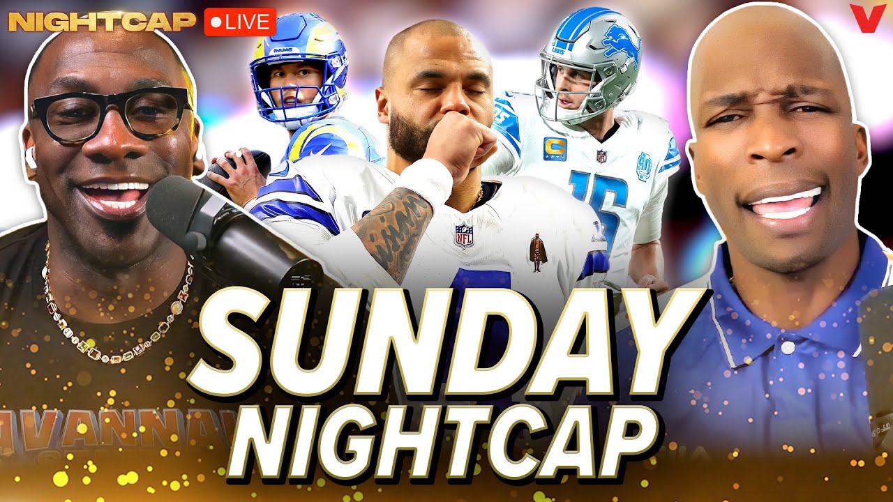 Unc & Ocho react to Lions beat Rams, Dak Prescott & Cowboys get destroyed by Packers | Nightcap