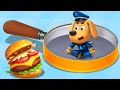 Food Delivery Safety Tips Kids Cartoons Police Cartoon Sheriff Labrador