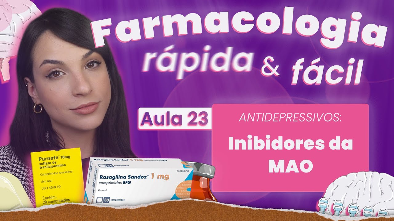 Inibidores da MAO | Aula 23 | Farmacologia do SNC rápida e fácil | Flavonoide